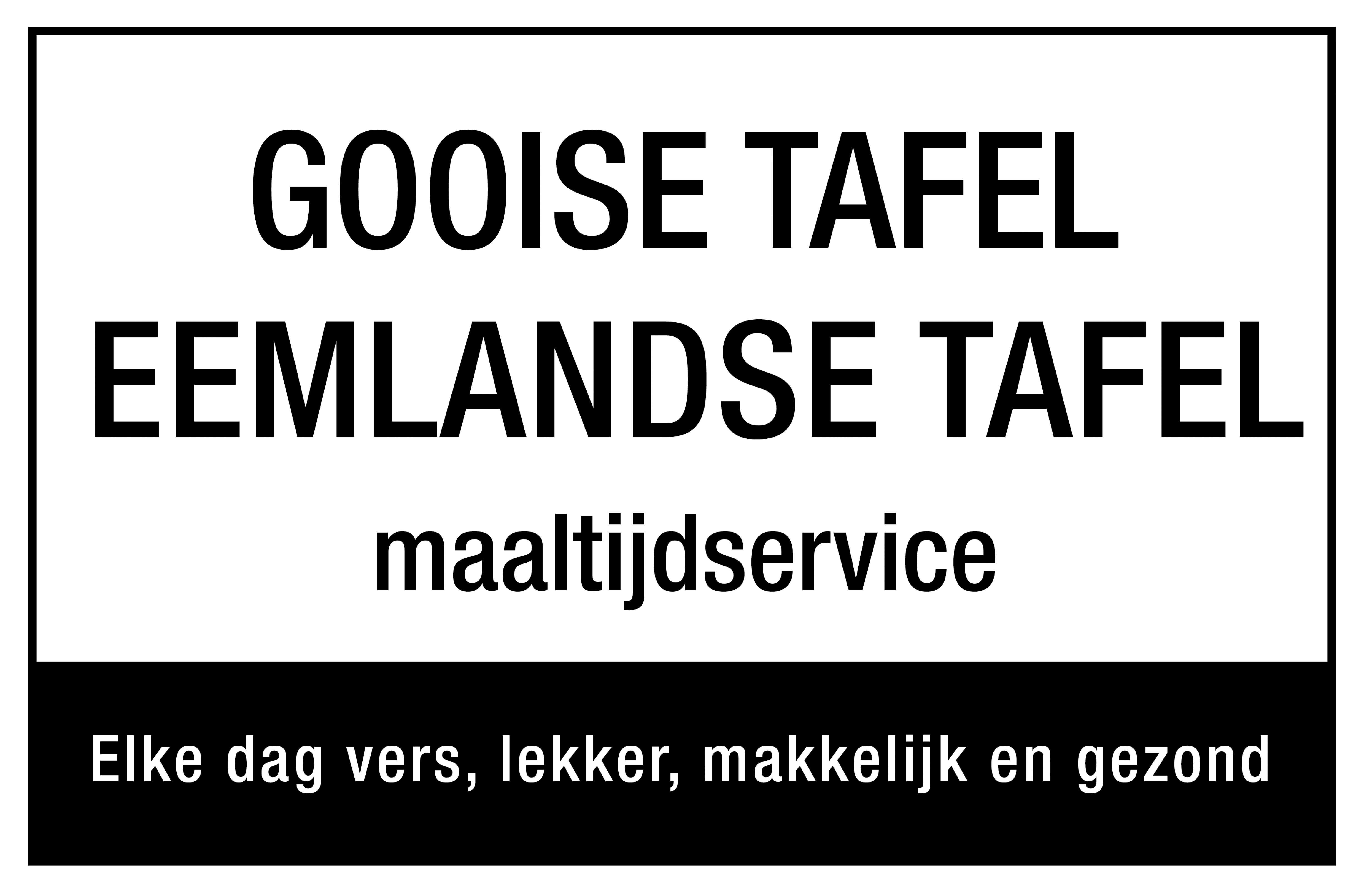 Gooise &amp; Eemlandse Tafel Maaltijdservice Pit Baarn